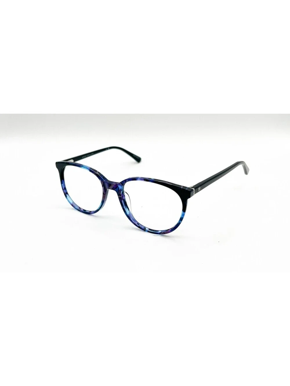 Ann Taylor At345 C03 Marbled Azure Black Authentic Eyeglasses 51-17-135